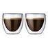 BODUM Pavina Double-Wall Glass Set, 0.08l (2 pcs)