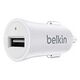 BELKIN MIXIT Metallic Car Charger, White (F8M730btWHT)