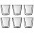 BODUM Canteen Glas Set Doppelwandig, 0.1l (6 Stück)