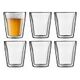 BODUM Canteen Glas Set Doppelwandig, 0.2l (6 Stück)