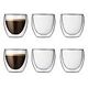 BODUM Pavina Glas Set Doppelwandig, 0.08l (6 Stück)