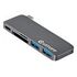 ESTUFF USB-C Slot-in Hub, Space Gray (ES84121-GREY)