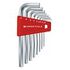 PB SWISS TOOLS Hex key set L-wrenches (PB 210.H-8 CN)