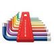 PB SWISS TOOLS Coloured hex key set L-wrenches (PB 210.H-10 RB CN)