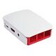 RASPBERRY PI 2 / PI 3 Model B+ Case, White/Red (RB-Case+06)