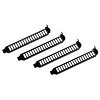 SILVERSTONE SST-Aeroslots-BP PCI Slotblenden, 4 pieces, Black (SST-Aeroslots-B)