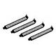 SILVERSTONE SST-Aeroslots-BP PCI Slotblenden, 4 pieces, Black (SST-Aeroslots-B)