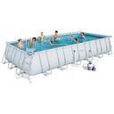 BESTWAY Rectangular Power Frame Pool Set 732 x 366 x 132 cm