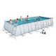 BESTWAY Rectangular Power Frame Pool Set 732 x 366 x 132 cm