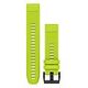 GARMIN QuickFit 22 Watch Band, Silicone, 22mm, Amp Yellow (010-12496-02)