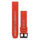 GARMIN QuickFit 22 Watch Band, Silicone, 22mm, Flame Red (010-12496-03)