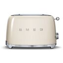 SMEG 50's Retro Style Toaster, Creme (TSF01CREU)