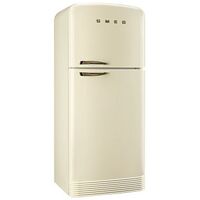 SMEG Kühlschrank mit Gefrierfach 50s Retro Style Creme FAB28RCR5 creme