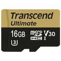 TRANSCEND microSDHC Card Ultimate, UHS-I, U3, 16GB (TS16GUSDU3M)