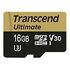 TRANSCEND microSDHC Card Ultimate, UHS-I, U3, 16GB (TS16GUSDU3M)