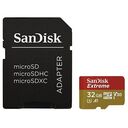 SANDISK Extreme microSDHC, UHS-I V30, Class U3, 32GB (SDSQXAF-032G-GN6MA/SDSQXAF-032G-GN6AA)