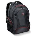 PORT DESIGNS Courchevel Backpack, Schwarz / Rot (160510)
