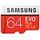 SAMSUNG Evo Plus (2017) microSDXC Card, Class 10, UHS-I, 64GB (MB-MC64GA/EU)