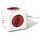 ALLOCACOC PowerCube Extended USB, Red (66.7890RD)