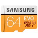 SAMSUNG Evo microSDXC Card, Class 10, UHS-I, 64GB (MB-MP64GA/EU)