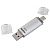 HAMA FlashPen "C-Laeta", 64GB, Type-C USB 3.1 / USB 3.0, Silver (124163)