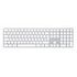 APPLE Magic Keyboard mit Ziffernblock, Weisse Tasten, Schweizer Layout (MQ052SM/A)