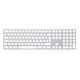 APPLE Magic Keyboard with Numeric Keypad, White Keys, Swiss Layout (MQ052SM/A)