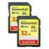 SANDISK Extreme Plus SDHC, Class 10, UHS-I, U3, 2x 32GB (SDSDXWF-032G-GNCI2)