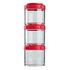 BLENDER BOTTLE GoStak, 3er-Pack, Rot (600270)