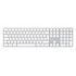 APPLE Magic Keyboard mit Ziffernblock, Weisse Tasten, Deutsches Layout (MQ052D/A)