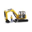 BRUDER Cat Mini Excavator with Worker (02466)
