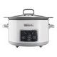 CROCK-POT DuraCeramic Sauté Digital Slow Cooker, White (CSC026X)