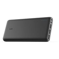 Anker PowerCore 26800mAh Power Bank Externer Akku Doppelt Input Ladeport  Schwarz