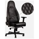 NOBLECHAIRS Icon, Genuine Leather Black (NBL-ICN-RL-BLA)