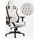 NOBLECHAIRS Epic, White / Black (NBL-PU-WHT-001)