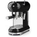 SMEG 50's Retro Style Espresso Coffee Machine, Black (ECF01BLEU)