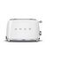 SMEG 50's Retro Style Toaster, White (TSF01WHEU)