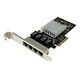 STARTECH.COM 4 port gigabit networkcard (ST4000SPEXI)