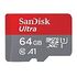 SANDISK Ultra microSDXC UHS-I, Class 10, 64GB (SDSQUAR-064G-GN6MA)