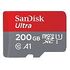 SANDISK Ultra microSDXC UHS-I, Class 10, 200GB (SDSQUAR-200G-GN6MA)