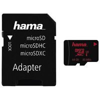 HAMA microSDXC Card, Class 3, 64GB (123982)
