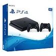 SONY Playstation 4 Slim, 500GB, incl. 2 DualShock Controller, Black (PS4)