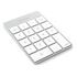 SATECHI Aluminum Slim Rechargeable Bluetooth Keypad, Silber (ST-SALKPS)