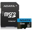 ADATA Premier microSDHC Card Kit, UHS-I Class 10, 32GB (AUSDH32GUICL10A1-RA1)