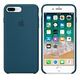 APPLE iPhone 8 Plus / 7 Plus Silikon Case, Kosmosblau (MR6D2ZM/A)