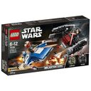 LEGO Star Wars - A-Wing vs. TIE Silencer Microfighters (75196)