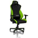 NITRO CONCEPTS S300 Atomic Green Gaming Chair, Schwarz / Grün (NC-S300-BG)