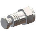 CROOZER Axle Nut Coupling Click & Crooz N (3/8x26), Silver