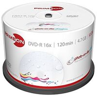 PRIMEON Photo-On-Disc Ultragloss DVD-R 4.7GB/16x, 50 Stück (2761207)