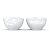 FIFTYEIGHT PRODUCTS Egg cup Set No.3, Happy & Hmpff, White (T015301)